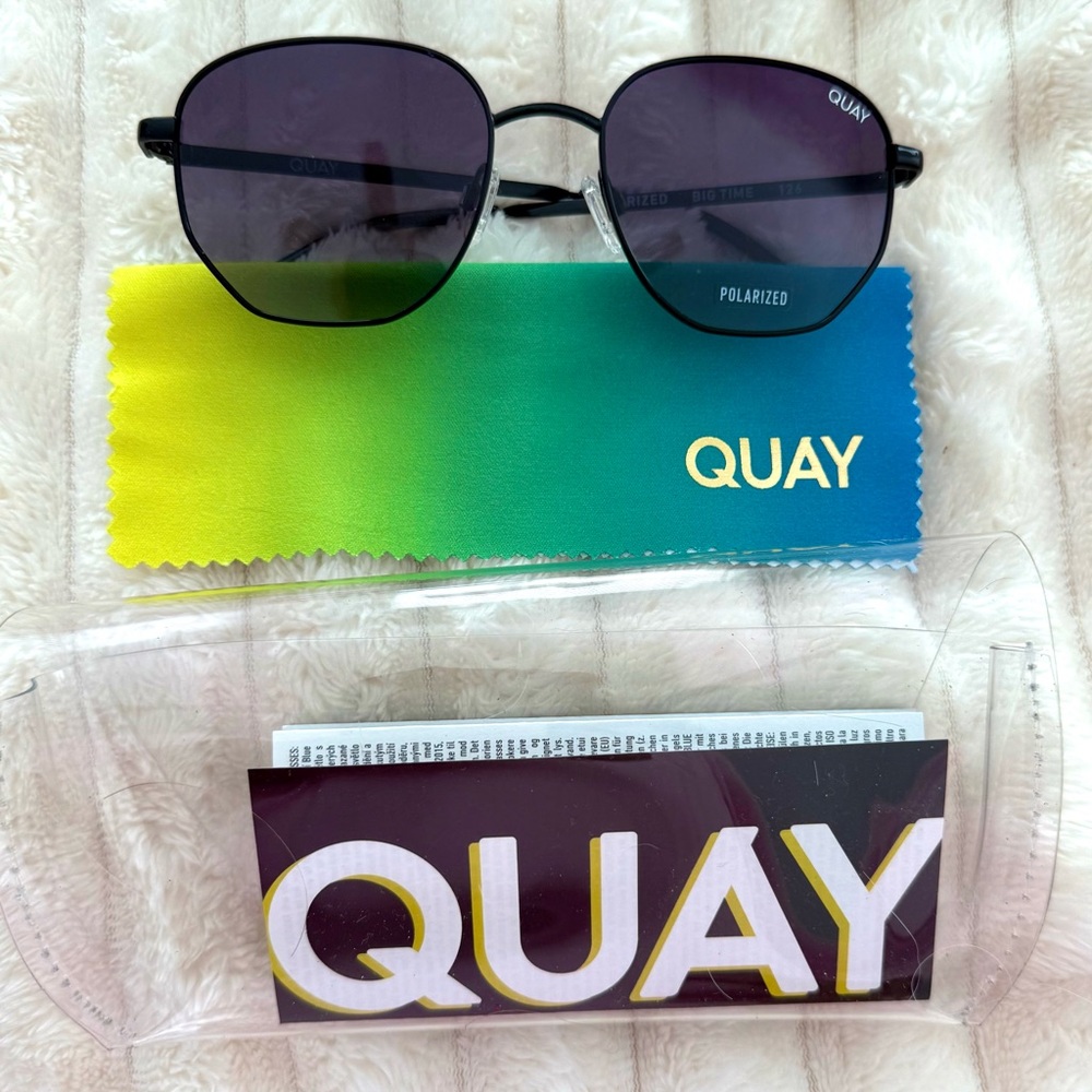 Quay Black Sunglasses